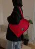 HEART TOTE RED thumbnail 1