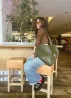 HEART TOTE GREEN thumbnail 1