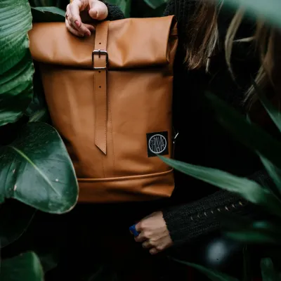 BEIGE LEATHER ST.RANAC