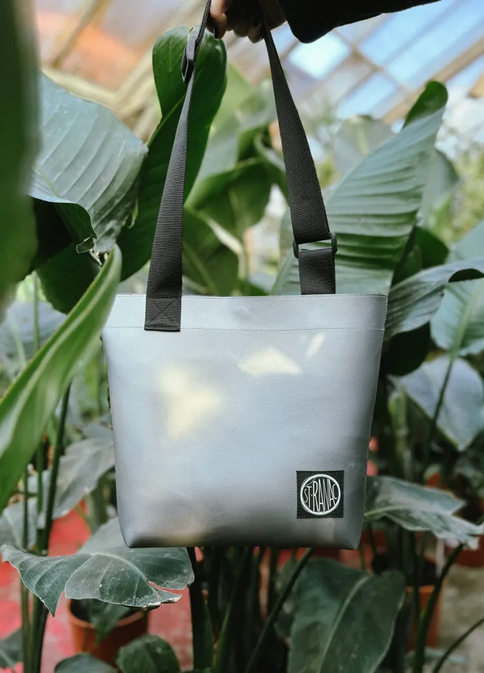 SILVER TOTE