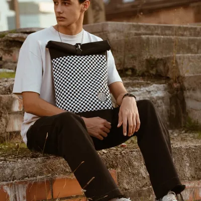 B&W CHECKERED ST.RANAC